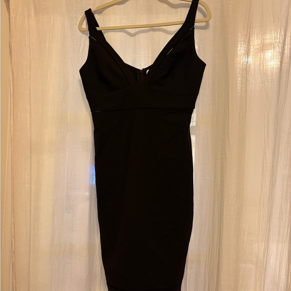 Elizabeth and James Black Mini Dress